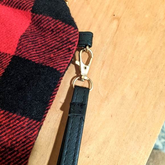 Buffalo Plaid clutch/wristlet NWOT - Picture 6 of 10